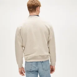 '83 fleece sweatshirt with flag embroidery