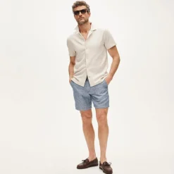 7" linen short