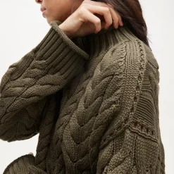 2025 Rollneck™ cable-knit sweater