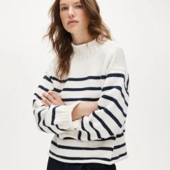 2025 Rollneck™ sweater in stripe
