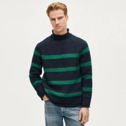 1988 Rollneck™ sweater in stripe
