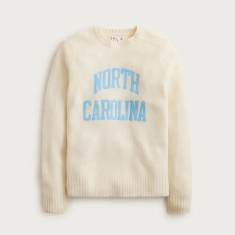 '47 X J.Crew brushed wool North Carolina sweater