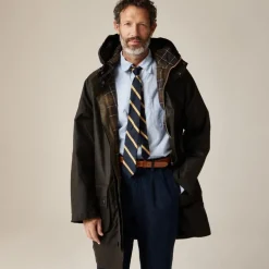 Barbour® Solway wax trench coat