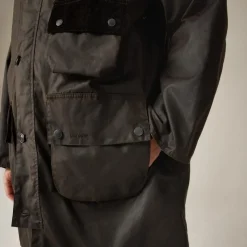 Barbour® Solway wax trench coat