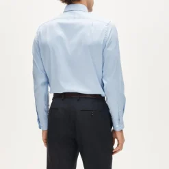 Bowery performance stretch dress shirt with spread collar