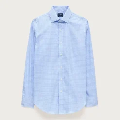 Bowery performance stretch dress shirt with spread collar