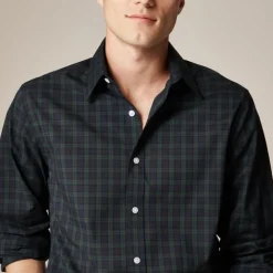 Bowery wrinkle-free dress shirt with point collar