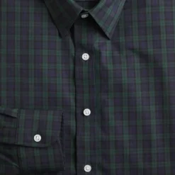 Bowery wrinkle-free dress shirt with point collar