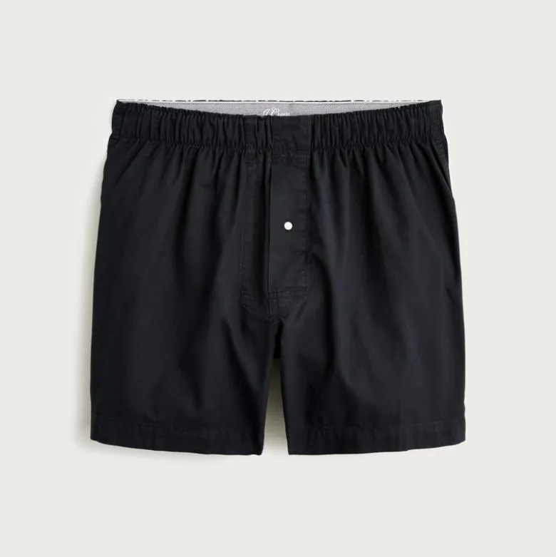 Boxer short in garment-dyed Broken-in organic cotton oxford