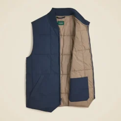 Box-quilt insulated vest with PrimaLoft®