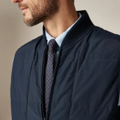 Box-quilt insulated vest with PrimaLoft®