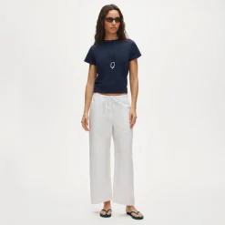 Boyfriend jersey classic-fit T-shirt