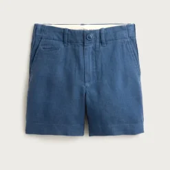 Boys' coin-pocket short in linen blend