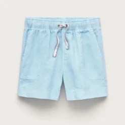Boys' linen-blend dock short