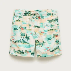 Boys' printed swim trunk