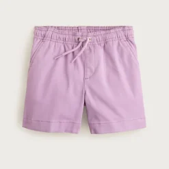 Boys' pull-on short in stretch chino