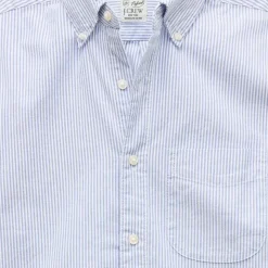 Broken-in organic cotton oxford shirt