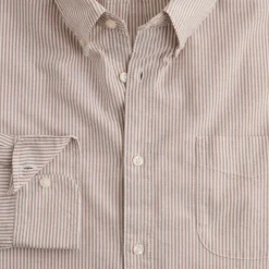 Broken-in organic cotton oxford shirt