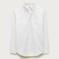 Broken-in organic cotton oxford shirt