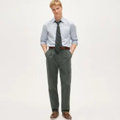 Broken-in organic cotton oxford shirt