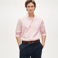 Broken-in organic cotton oxford shirt
