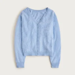 Brushed cashmere relaxed-fit reversible cardigan