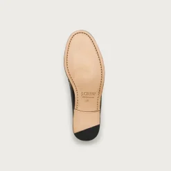Camden tumbled leather loafers with leather soles