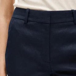 Carolina flare pant in stretch linen blend