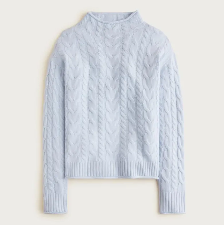 Cashmere cable-knit 2025 Rollneck™ sweater
