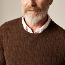 Cashmere cable-knit sweater