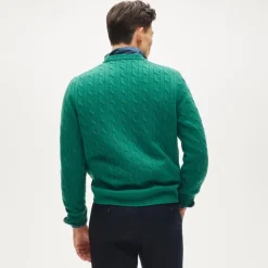Cashmere cable-knit sweater