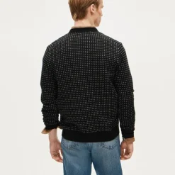 Cashmere cardigan in dot