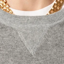 Cashmere crewneck sweatshirt