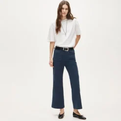 Charley kickout cropped pant in chino