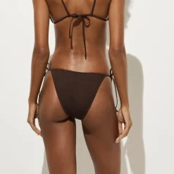 Cheeky scrunchie string bikini bottom