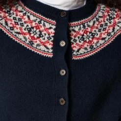 Classic Fair Isle cardigan in vintage wool