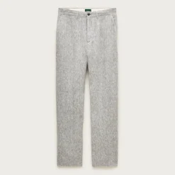 Classic-fit linen trouser