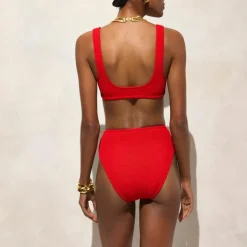 Claudia O-ring scrunchie bikini top