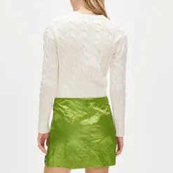 Collection Fairfax embellished mini skirt in memory satin