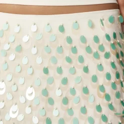Collection teardrop sequin mini skirt