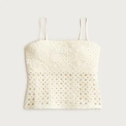 Crochet bandeau tank top