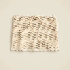 Crochet beach skirt