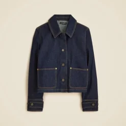 Cropped Barn Jacket™ in denim