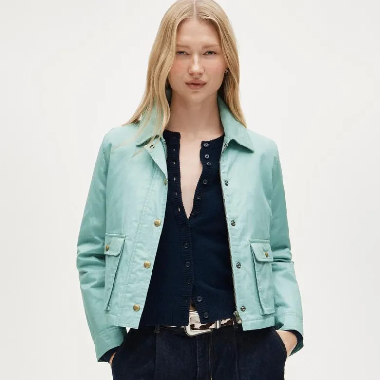Cropped Barn Jacket™ in ripstop cotton