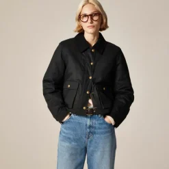 Cropped Barn Jacket™ in ripstop cotton