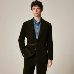 Crosby Classic-fit suit jacket in Italian corduroy