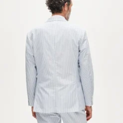 Crosby Classic-fit suit jacket in Portuguese cotton oxford