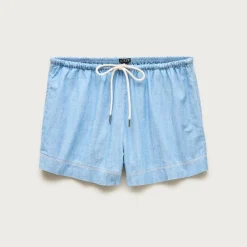 Cruise short in chambray