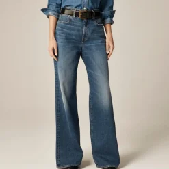 Curvy denim trouser jean