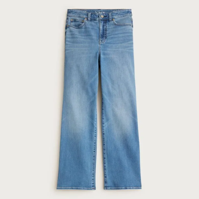 Curvy slim-wide jean
